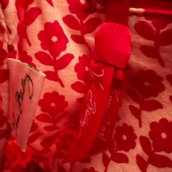 Vera Bradley Pink Twirly Birds Handbag Purse EUC! 🌻🔥 - Picture 7 of 12